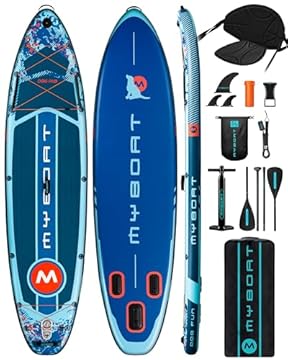 best inflatable paddle board with kayak seat