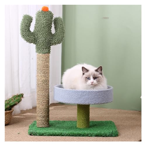 Petit cadre d'escalade for chat cactus simple à assembler avec structure trois couches - 4
