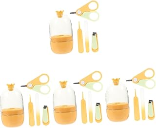 BESTOYARD 4 Conjuntos De Tesouras Para Unhas De Bebê Suprimentos Para Esteticista Produtos De Cuidados Com O Bebê Necessidades Do Bebê Itens Essenciais Para Bebês Itens Essenciais Para