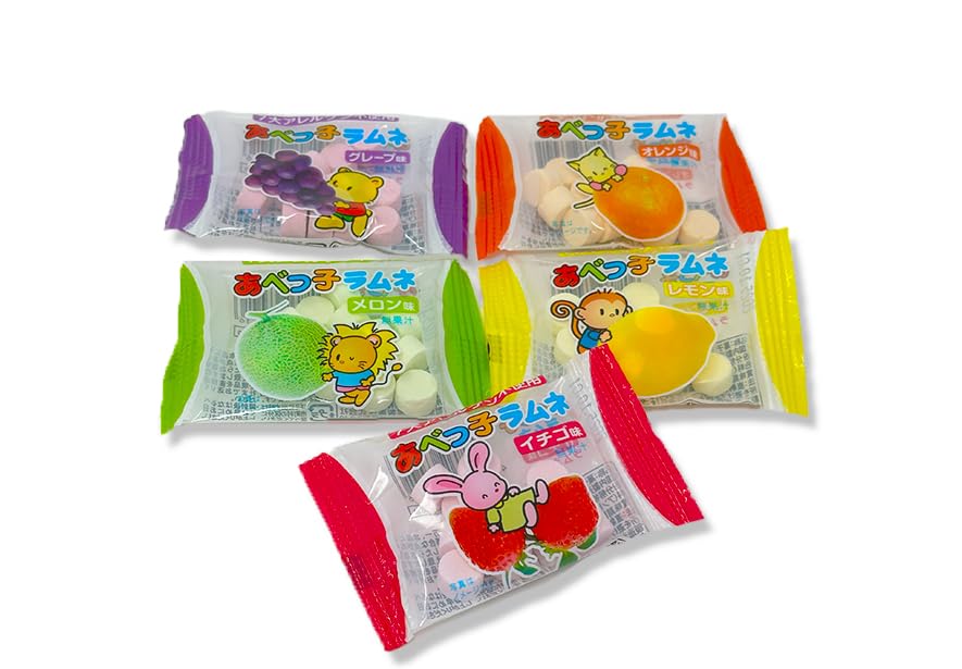 Miniatura 5 de Abekko Ramune - 50 x 0.18 oz Bolsas 5 Sabores Derretir en tu Boca Sorbete
