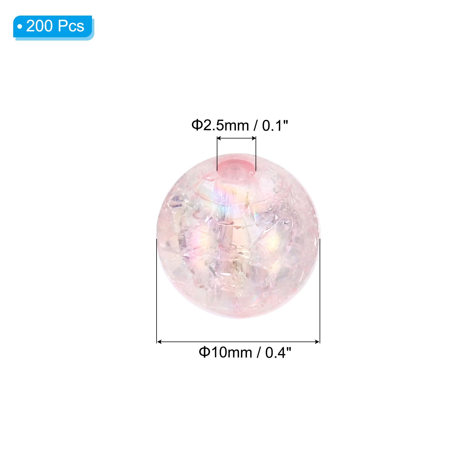PATIKIL 10mm Acrylic Beads - Image 2