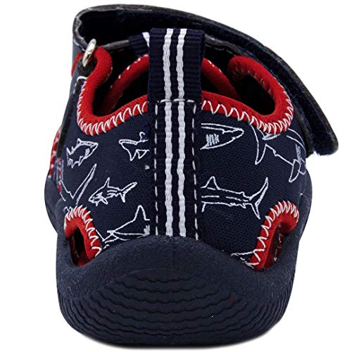 Image of Nautica Kids Water Shoes for Boys Girls Toddler Quick Dry Swim Shoes Aqua Socks Beach Pool Closed Toe Barefoot Summer Watershoes for Toddlers Size 5-12