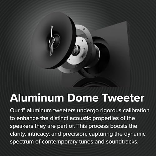 Image of ELAC Debut 3.0 DB53-W Bookshelf Speakers, White (Pair) - 1 inch Aluminum Dome Tweeter & 5.25 inch Aramid Fiber Woofer - 2-Way Bass Reflex - 48Hz to 38KHz Response