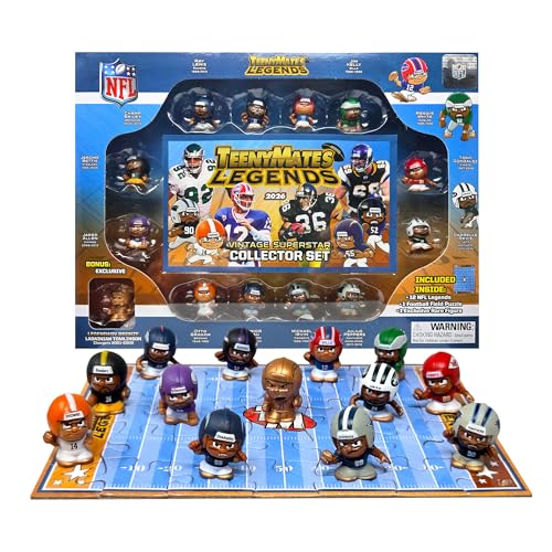 Party Animal TeenyMates NFL Football Legends Action Figures Gift Set