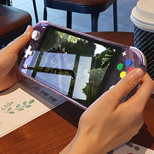 Nsl Joycon Handheld Controller Housing DIY Replacement Shell Case for Nintendo Switch Lite Joy-Con Without Electronics (Set-Atomic Purple)