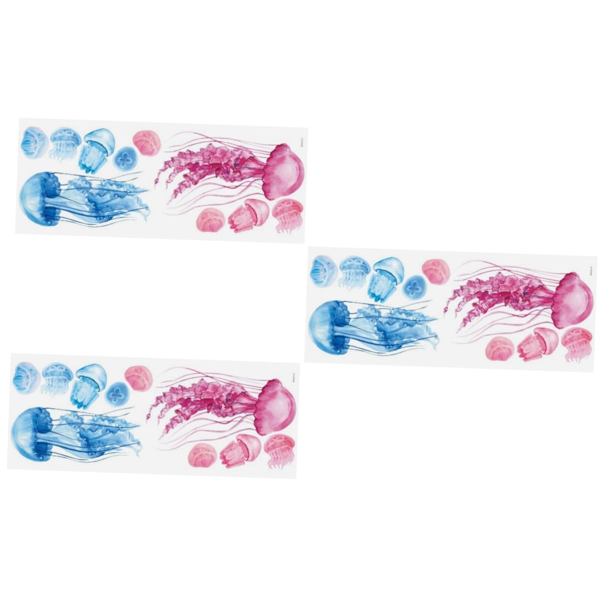Décoration murale pour bain garçon fille SUPVOX stickers amovibles sans trace
