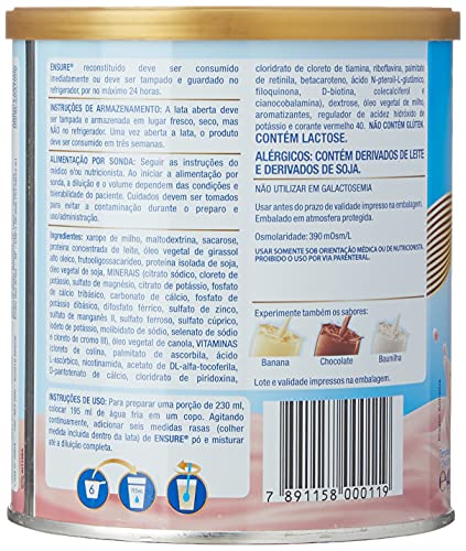 Ensure Pó Sabor Morango Lata 400g