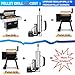 Outdoor Smoke Generator, Stainless Steel Electric Smoker, Smoke Tube for Pellet Smoker, Hot/Cold Smokers with Adjustable Smokes Volume Air Pump, Perfect for Cold Smoking Cheese, Traeger accessories