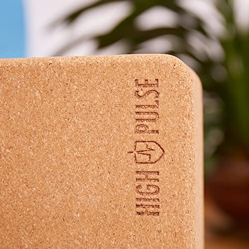 High Pulse Yoga Block (Lot de 2- Gris) - Brique Yoga de Haute Qualité en Mousse comme Accessoire Pratique et Aide pour Les Exercices Qui nécessitent Un Haut degré de flexibilité