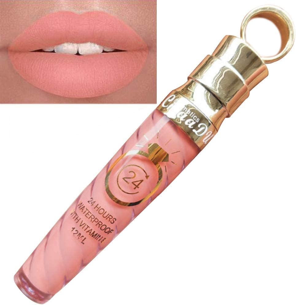 Dkhsy 20 Colors Matte Liquid Lipstick, Waterproof Long Lasting Large Capacity Matte Shiny Matte Lip Gloss Makeup Sets for Girls Women Gift