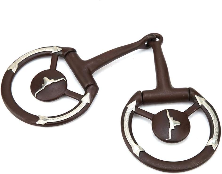 Western Horse Snaffle Stainless Low Leverage Steel Copper Roller Jointed Mouth Snaffle Bit