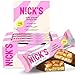 NICKS Protein Bars Chocolate Peanut | 15g protein | 200 calories | Low Carb Keto Friendly Snacks No Added Sugar (Multipack 12 bars x 50g)