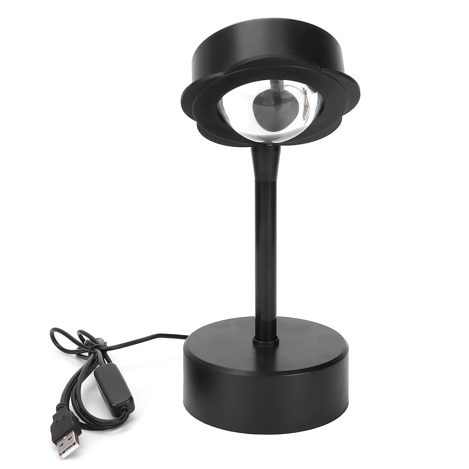 Amazon.co.jp: サンセットプロジェクションランプ、180度回転可能なLED