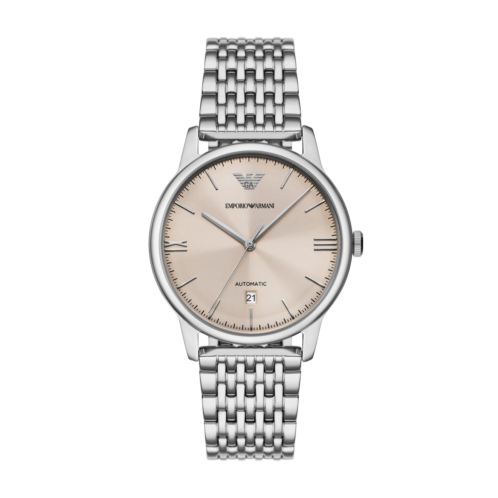 Emporio Armani Men's Analog Automatic Watch with Stainless Steel Strap AR60082