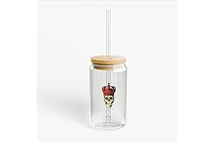 Spooky Halloween Glass Skull Crown