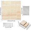 Häkel Blockierbrett Aus Eiche - Mit Stahlstiften Und Nadeln Set
