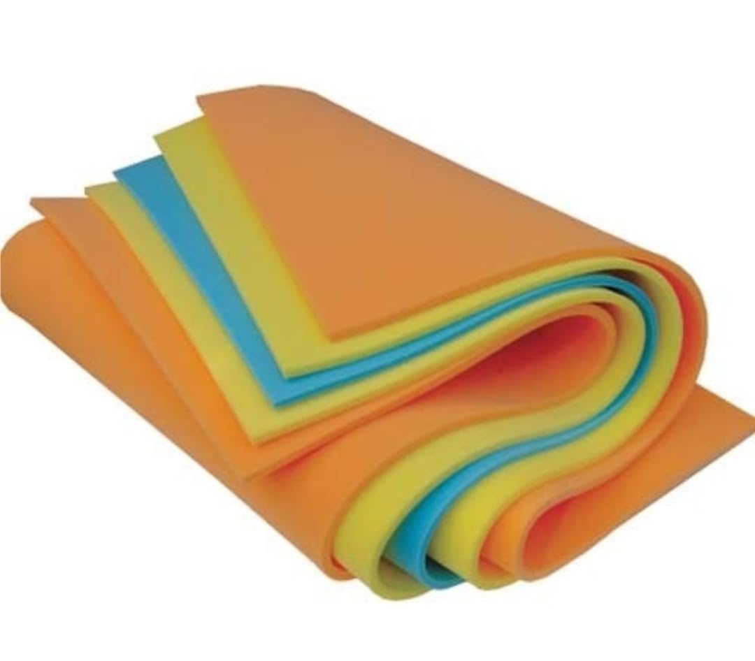 PU Foam Sheet, 10mm Thickness, (3 x 6 Feet), Multicolour-image-32