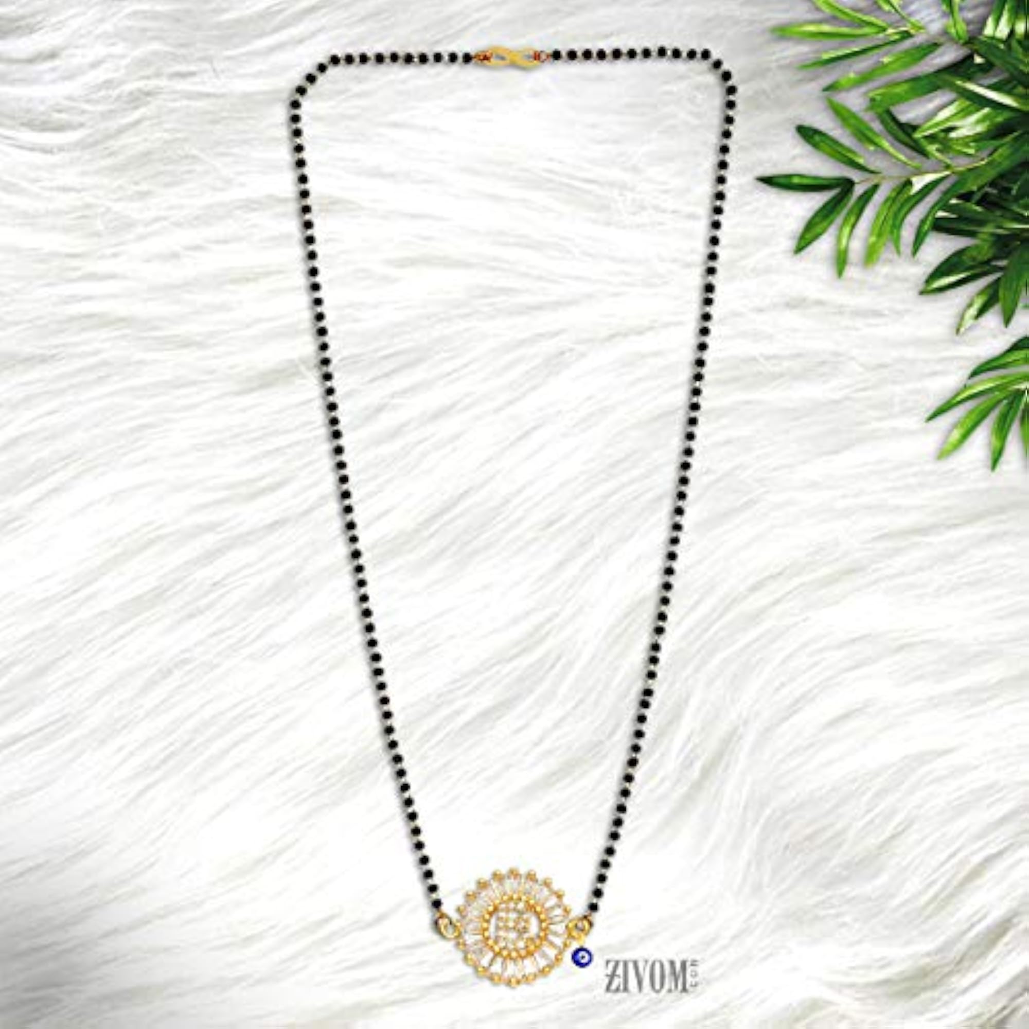 Customised 22K Gold Alphabet Initial Letter B Mangalsutra