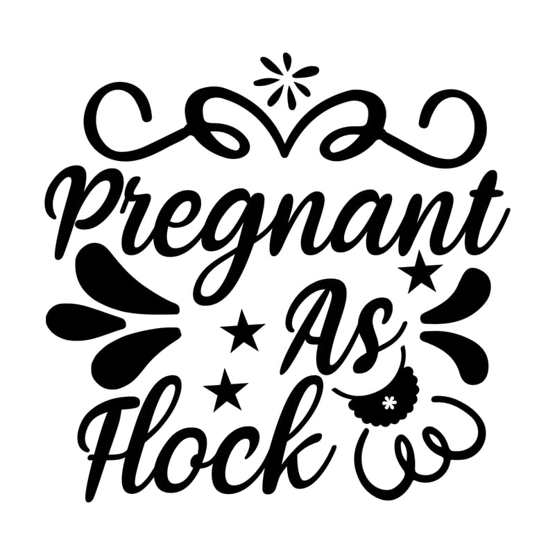 Poster A1 inspirant Pregnant As Flock 01 pour créer un salon zen et une décoration motivante