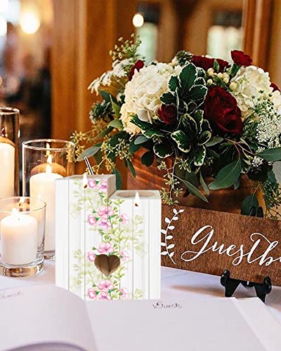 Memorial Inspirational Gifts - Candle Tealight Holders,Personalized Friendship Gifts For Him,Her,Women,Men,Heart Wood Candle Holder With Tea Lights,Botanical Plant Wooden Candlestick Holder Set Decor #TOP4