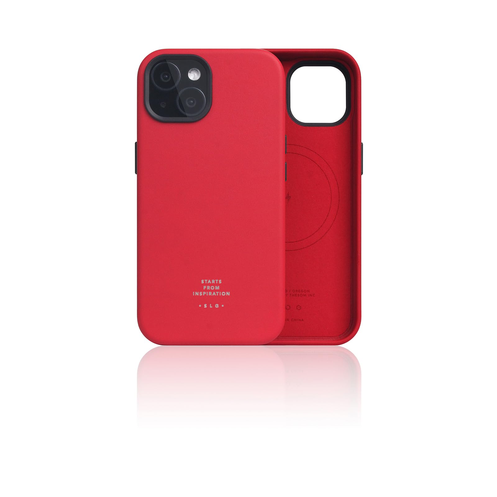 iPhoneケース SLG Design - SLG DESIGN D8 LEATHER IPHONE15 PRO MAX D8 [MagSafe Detachable] Full Grain Leather Diary Case for