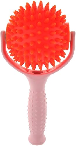 Miniatura 2 de 2 rodillos de masaje, bolas de masaje puntiagudas con asa, masajeador de relajación muscular corporal, rodillos de auto masaje