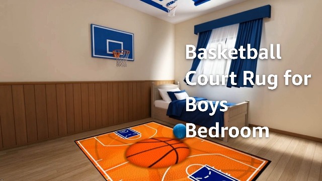 Tapete decorativo cancha de baloncesto 3'x5' miniatura 7