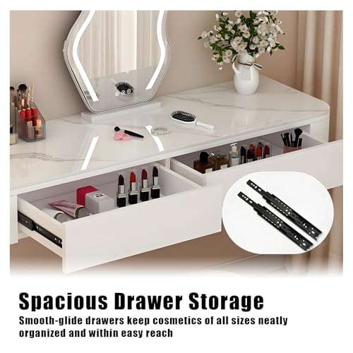 Coffrets de maquillage sur Coiffeuse Murale Moderne 120CM cadeau idéal