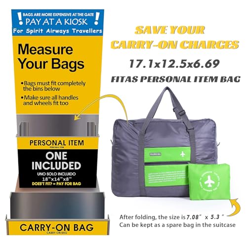 Foldable Travel Duffel Bag Sports Gym Tote Water Resistant Carry on Luggage bag Weekender Overnight Bag3