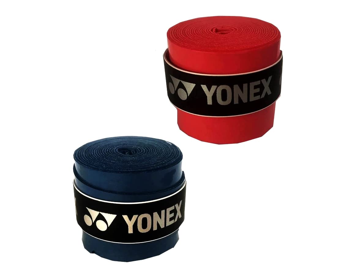 Yonex Super GRAP AC 102EX Rubber Badminton Grip (Pack of 2), Multicolour
