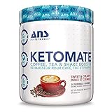 ANS Performance Ketomate Coffee Creamer With MCT Oil Powder, Delicious, Sugar Free Creamer For Coffee, Tea & Shakes, Perfect Keto Energy Powder, Milk Substitute, 20 Servings, Sweet and Creamy - 300 g / 10.6 oz