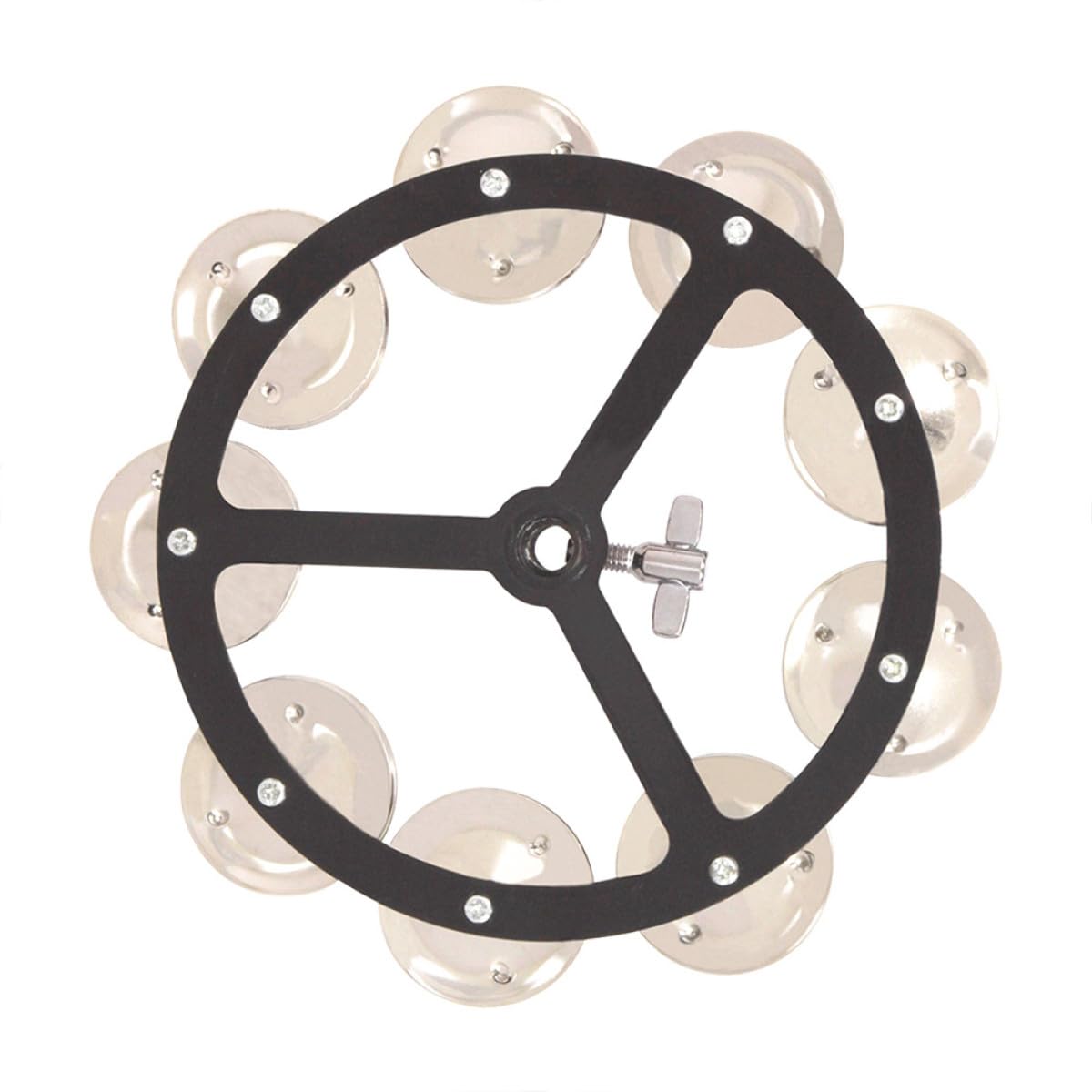 Veemoon Cloche de Charleston en Cuivre Argenté Pratique et Robuste, Accessoire Compact pour Cymbale de Batterie, pour Batteurs Débutants et Professionnels
