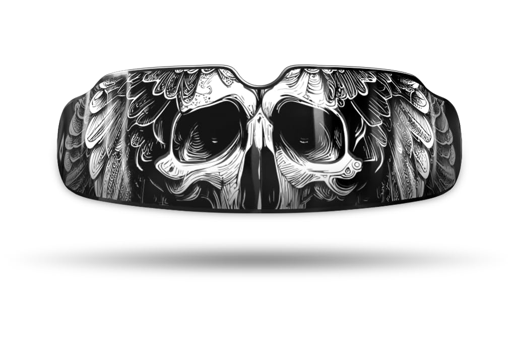 Impact Quick-Fit All Sports Mouthguard Boxing, MMA, Lacrosse, Football, Hockey, Basketball, Jiu-Jitsu, and More (TATTOOSKULL, Youth)
