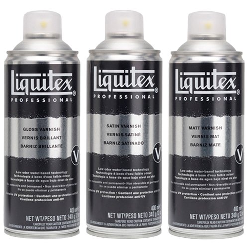 Liquitex 3950030 Professional Spray Varnish 12-Oz, Satin #TOP2