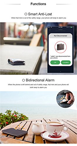 Andoer Mini Smart Tracker Finder sem fio BT Tag Tracker Lembrete de rastreamento de alarme anti-perd