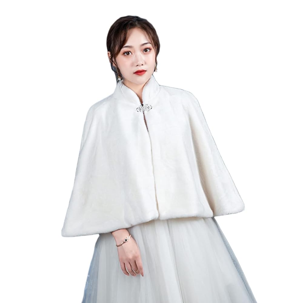 Amazon | [THLD] ファーストール 冬用 大判 結婚式 白