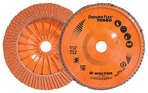 Walter Surface Technologies 06A602 Abrasive Flap Disc [Pack of 10] - 36/60 Grit