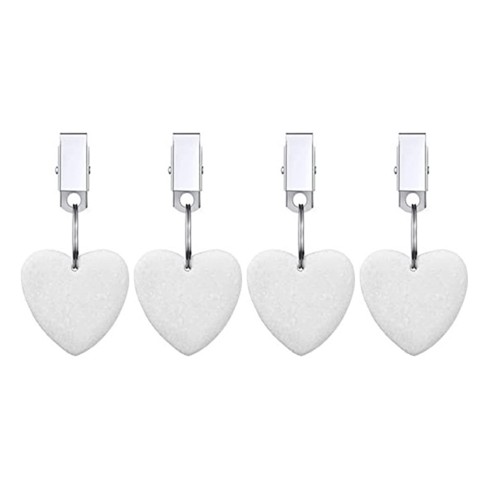 Jazuaiao 4pcs / set Tablecloth Weights Teartop Tables Cover Charm Pendant Decor Supplies for Hangable Cloth Clip Buckles Tablecloth Clip