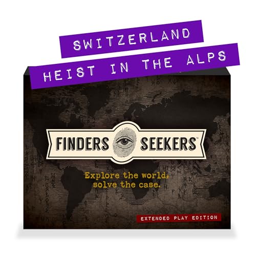 Jeu mystère Heist in The Alps escape room puzzles avec indices réalistes d'enquête suisse