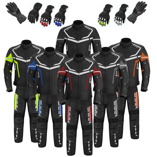 TSM-MOTO Traje de moto para hombre, chaqueta de moto...