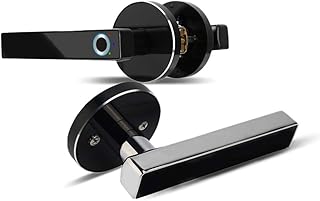 Fingerprint Door Lock, Biometric Fingerprint Combination Lock, Keyless Smart Fingerprint Door Safety Anti-Theft Lock Semiconductor Biometric Lock