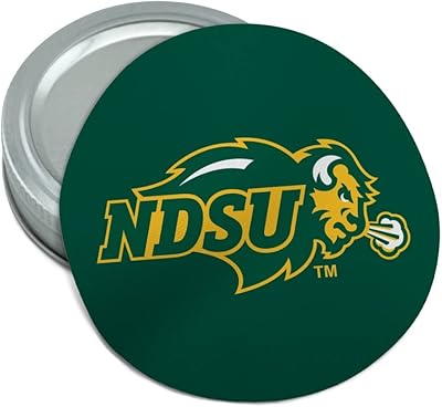 North Dakota State Bison Logo Round Rubber Non-Slip Jar Gripper Lid Opener