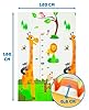 Humbi Play Mat Bebé Gatear Esterilla Plegable XPE Espuma Doble Cara Impermeable Tamaño 120x180x1cm Alfombra Alfombra Bebé Antideslizante Portátil (Jirafas/Animales) #2
