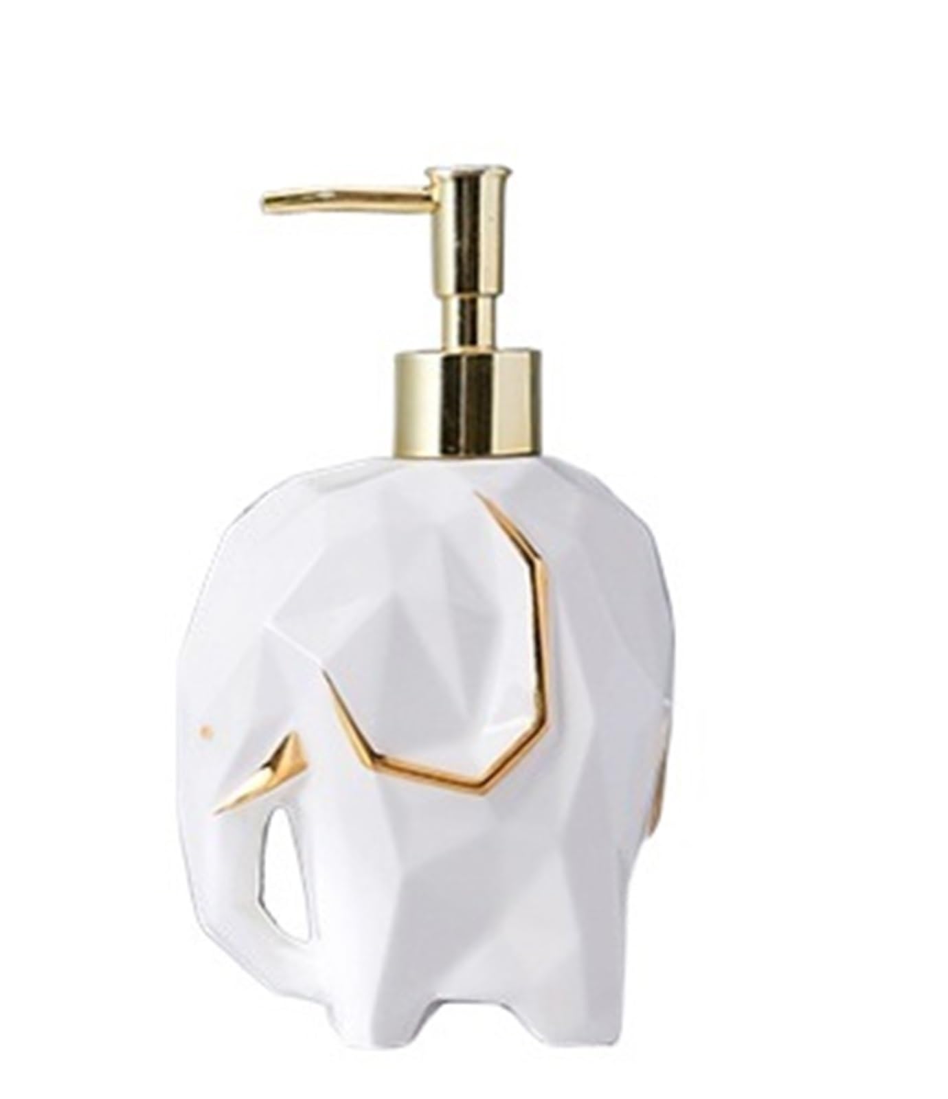 Soap Dish Set Elephant Bathroom Wash Set Mouth Cup Toothbrush Holder Lotion Bottle & Soap Dish For Organization(Lotion bottle)