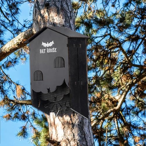Habitat de chauve-souris en bois pour vos soirées d'été au jardin et cour - 4