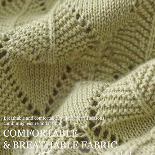 Fashion Hollow Out Knitted Shawl Coat, Women's Lightweight Slouchy Knit Cover-Up, Knitted Shawl Coat4