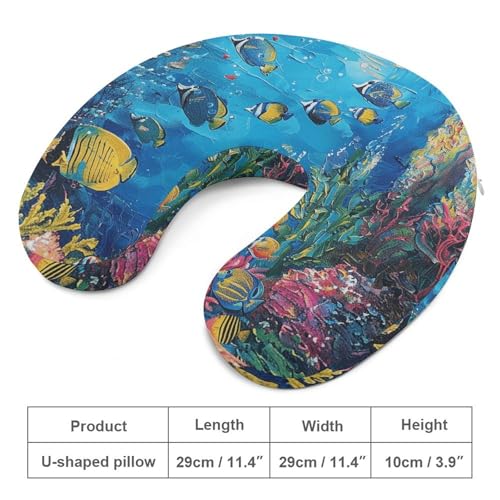 Almohada de viaje de espuma viscoelástica U cervical miniatura 2