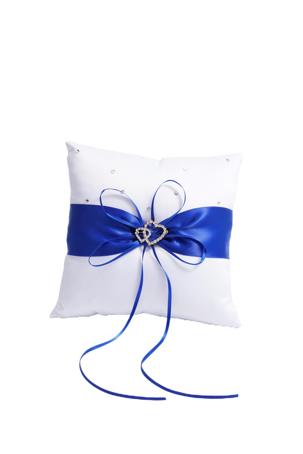 qirmizi ring pillowpearls ring cushion ring bearer ring holder for beach wedding wedding ceremony proposalblue white r04 pack of 1