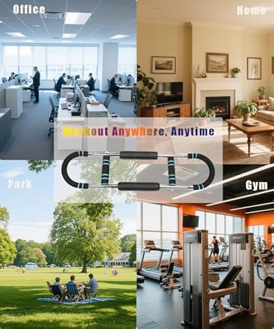 Twister Arm Trainer for Men & Women£¬60-110lb Adjustable Arm & Chest Workout Equipment£¬Portable Home Gym Strength Training Machine for Full-Body Toning & Muscle Building