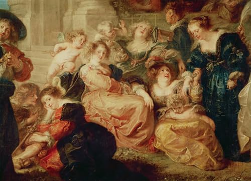 Tableau le jardin de l'amour Rubens pour créer une ambiance vintage romantique de chambre